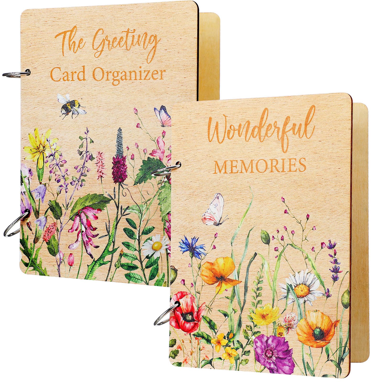 Amazon.com: Suzile 2 Packs 9 x 6.5 Inch Greeting Card Organizer